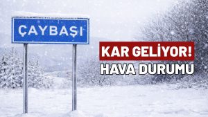 Çaybaşı Beyaza Bürünüyor: 27 Aralık 2025 Hava Durumu!