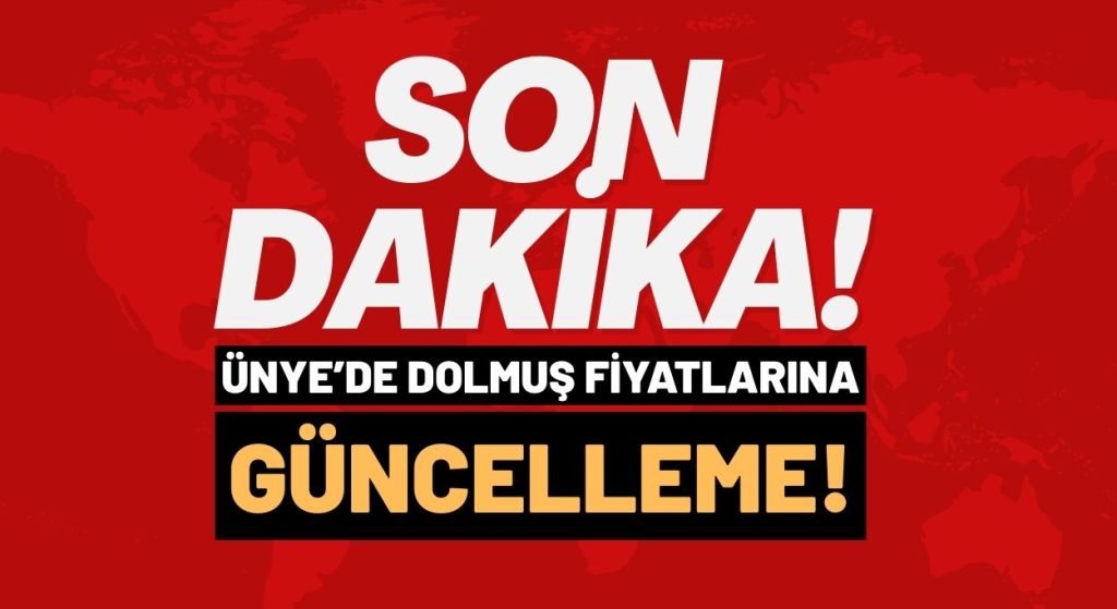 Ünye’de Dolmuş Fiyatlarına Yeni Tarife!