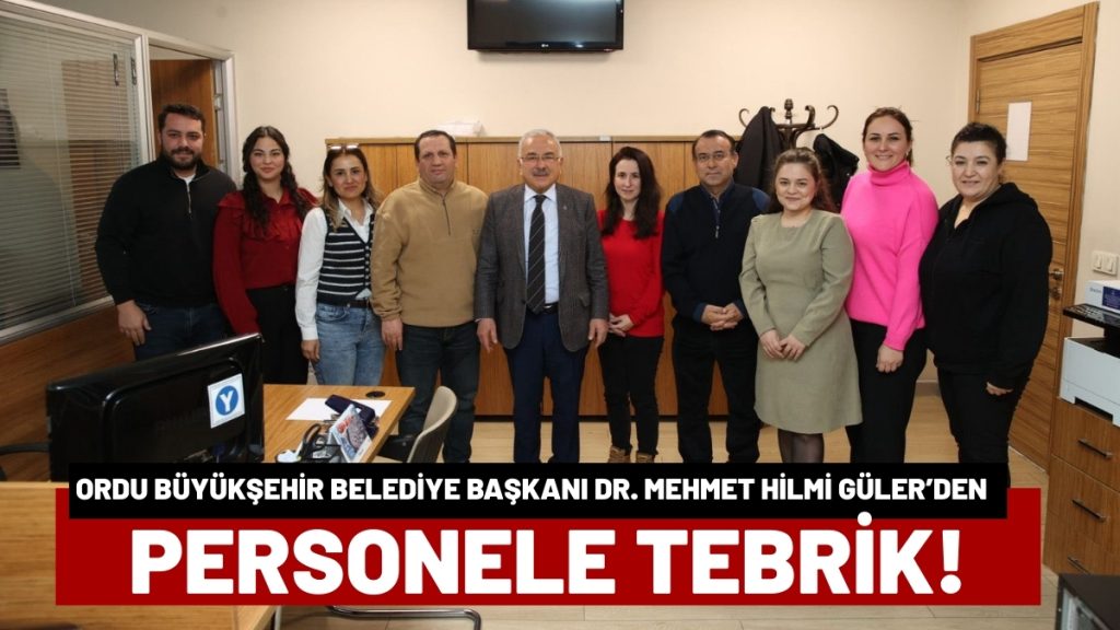 Başkan Güler’den Mesai Arkadaşlarına Yeni Yıl Ziyareti: “Biz Kocaman Bir Aileyiz”