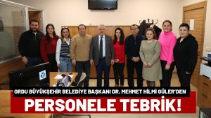 Başkan Güler’den Mesai Arkadaşlarına Yeni Yıl Ziyareti: “Biz Kocaman Bir Aileyiz”