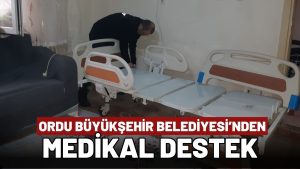 Ordu Büyükşehir Belediyesi’nden Vatandaşlara Medikal Destek