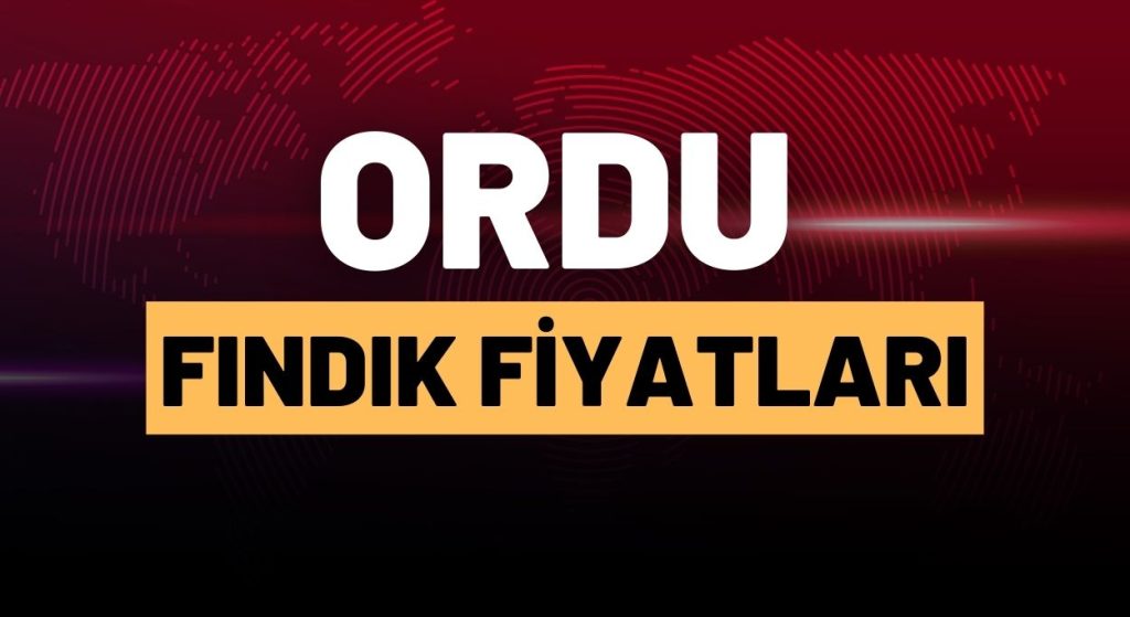 Ordu Serbest Piyasa Güncel Fındık Fiyatları 8 Ocak 2026