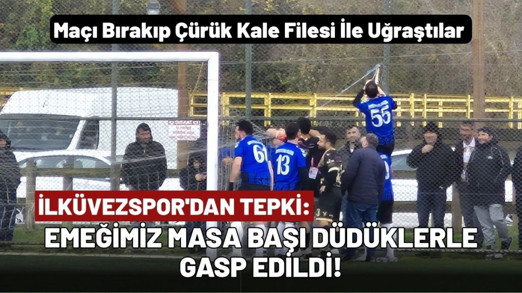 İlküvez Spor Başkanı Fatih Tepegöz’den Sert Açıklama: “Bu Bir Hakem Faciası Değil, Türk Futbolunun Çürümüşlüğüdür!”