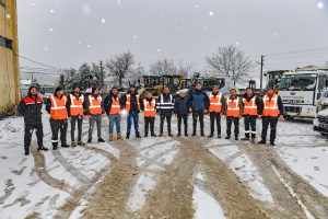 ÜNYE BELEDİYESİ EKİPLERİ KARLA MÜCADELEYE HAZIR