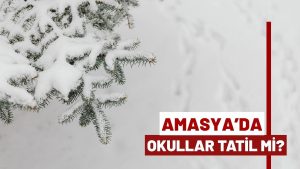 Amasya’da 12 Ocak 2026 Pazartesi Okullar Tatil mi? Kar Yağacak mı?