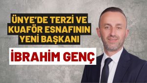 Ünye Terziler ve Kuaförler Odası’nda Başkan İbrahim Genç Oldu