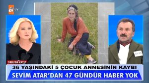 Çaybaşılı 5 Çocuk Annesi Sevim Atar’dan Haber Alınamıyor!