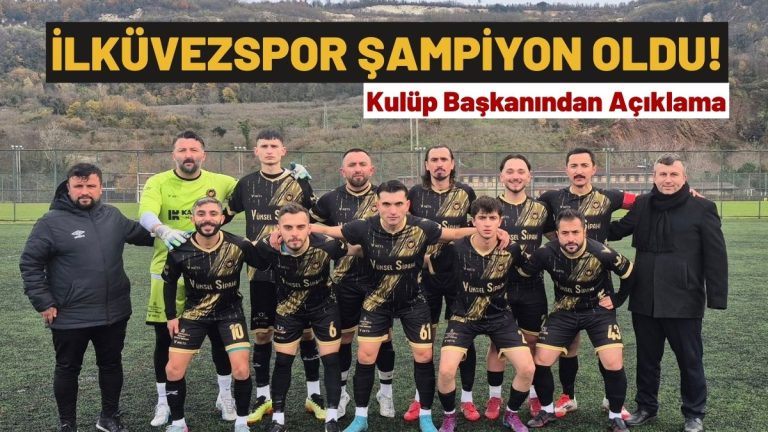 Ordu’nun Şampiyonu İlküvezspor Oldu!