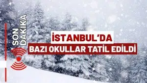 İstanbul’da 5 İlçede Okullar Tatil Edildi!