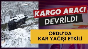 Korgan’da Kargo Aracı Devrildi: Can Kaybı ve Yaralanma Yok