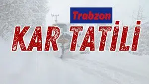 Trabzon’da okullar tatil mi 2 Ocak Cuma tatil haberleri