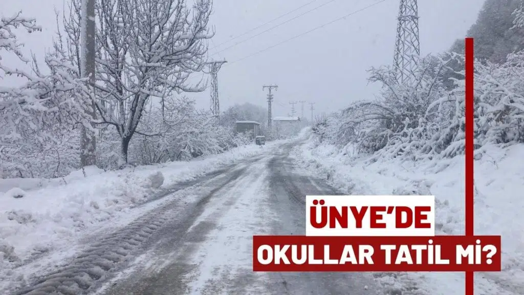 Ünye’de Okullar Tatil mi – 5 Ocak 2026 Pazartesi