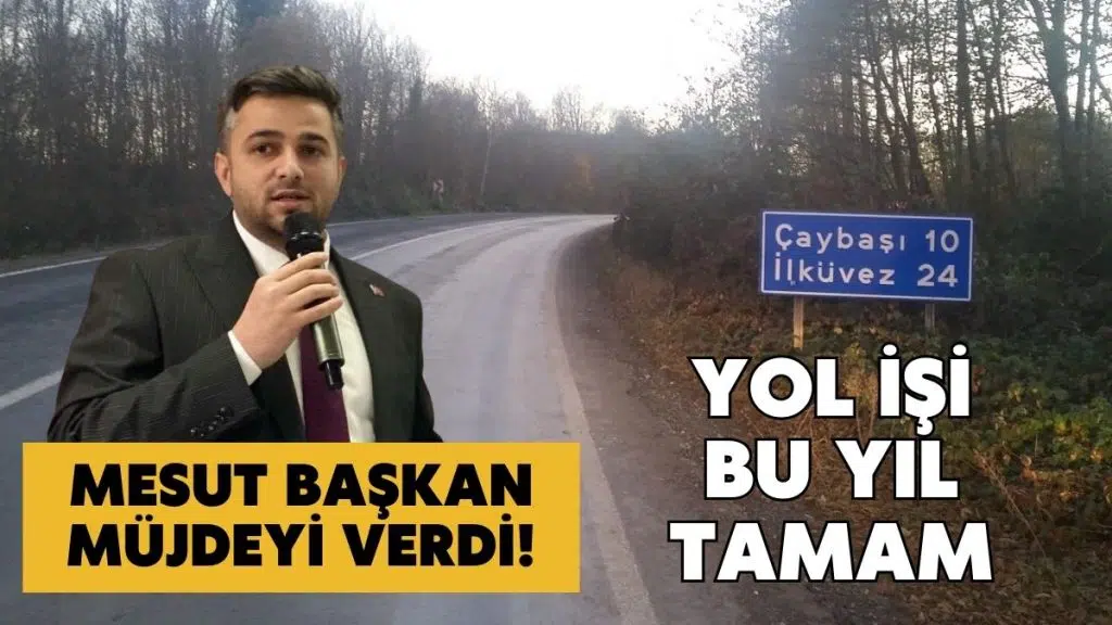 Çaybaşı Ünye Arasına Sıcak Asfalt Müjdesi! 13 Km Kalmıştı