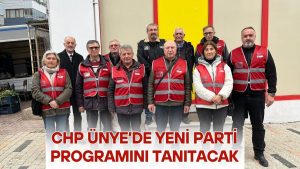 CHP, Ünye’de Yeni Parti Programlarını Tanıtacak! Sahaya Çıkılıyor