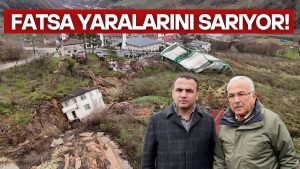 Fatsa’da Heyelan seferberliği Sürüyor! Yaralar Sarılıyor!