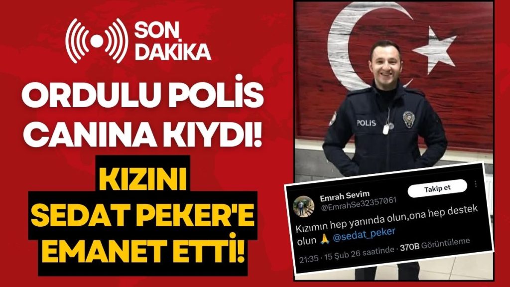 Polis Memuru Emrah Sevim Sedat Peker’e Mesaj Yazdı, Canına Kıydı!