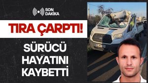 Terme’de Feci Kaza: Kamyonet Sürücüsü Hayatını Kaybetti
