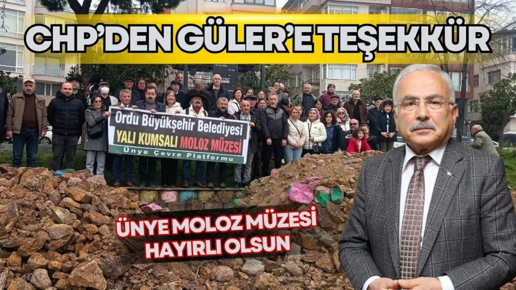 ÜNYE’DE İLGİNÇ AÇILIŞ! CHP ÜYELERİ KURDELE KESTİ!