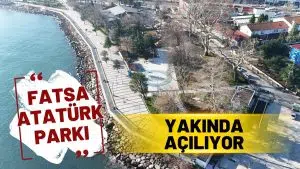 Fatsa’nın Yeni Yaşam Alanı Atatürk Parkında Her Şey Düşünüldü!