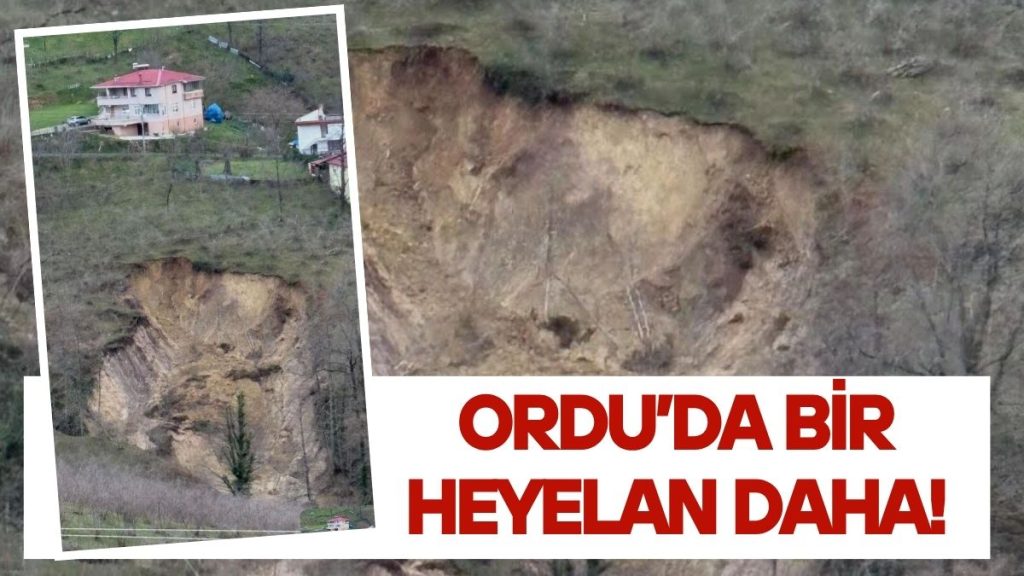 Ordu’da Bir Heyelan Daha: Gülyalı’da Toprak Kayması