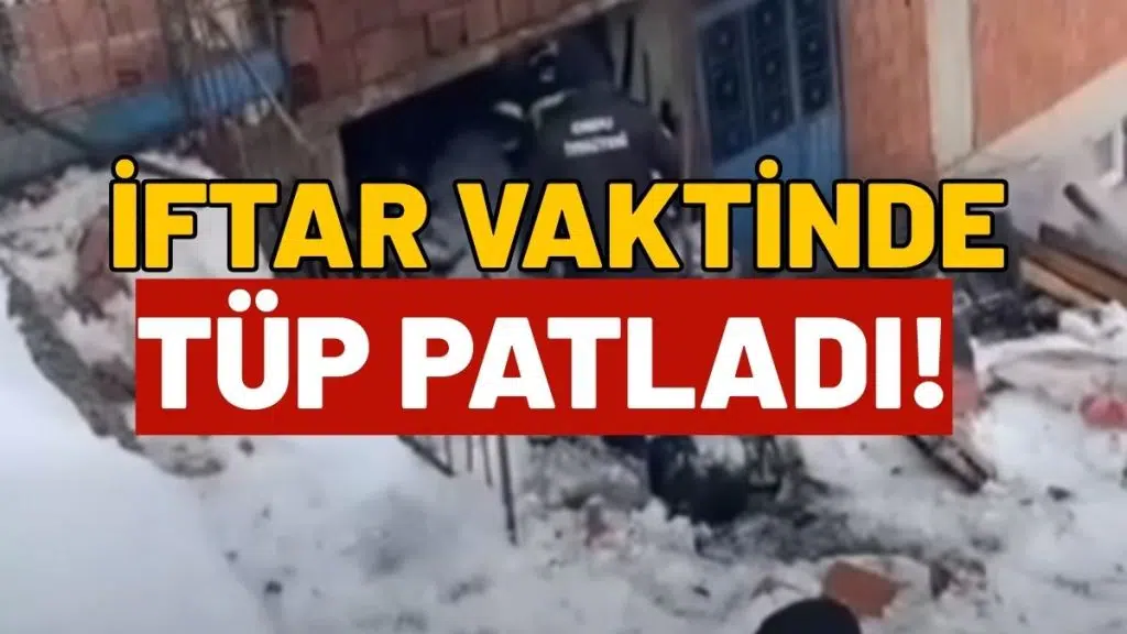 ORDU’NUN İLÇESİNDE TÜP PATLADI: 1 YARALI