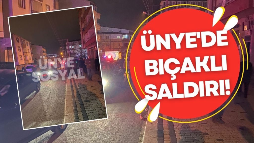 ÜNYE’DE GECE YARISI BIÇAKLAR KONUŞTU! 1 Yaralı, 3 Gözaltı! Gerginlik Tırmandı, Polis Biber Gazıyla Müdahale Etti!