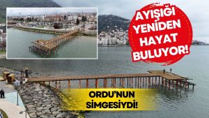 ORDU’NUN UNUTULMAZ MEKANI AYIŞIĞI İSKELESİ YENİLENİYOR
