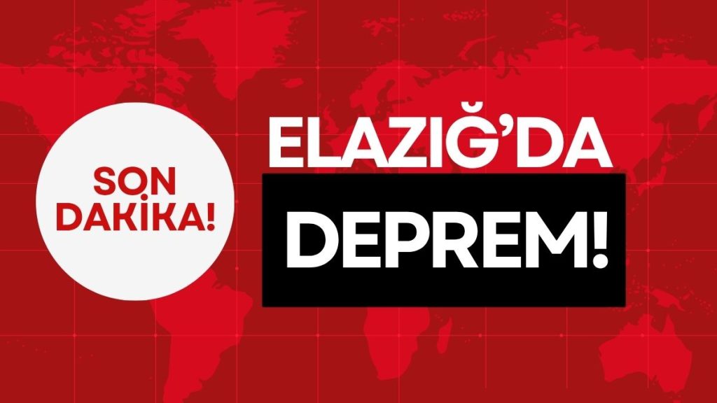 Elazığ’da Deprem Oldu! 26 Mart 2026!
