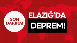 Elazığ’da Deprem Oldu! 26 Mart 2026!