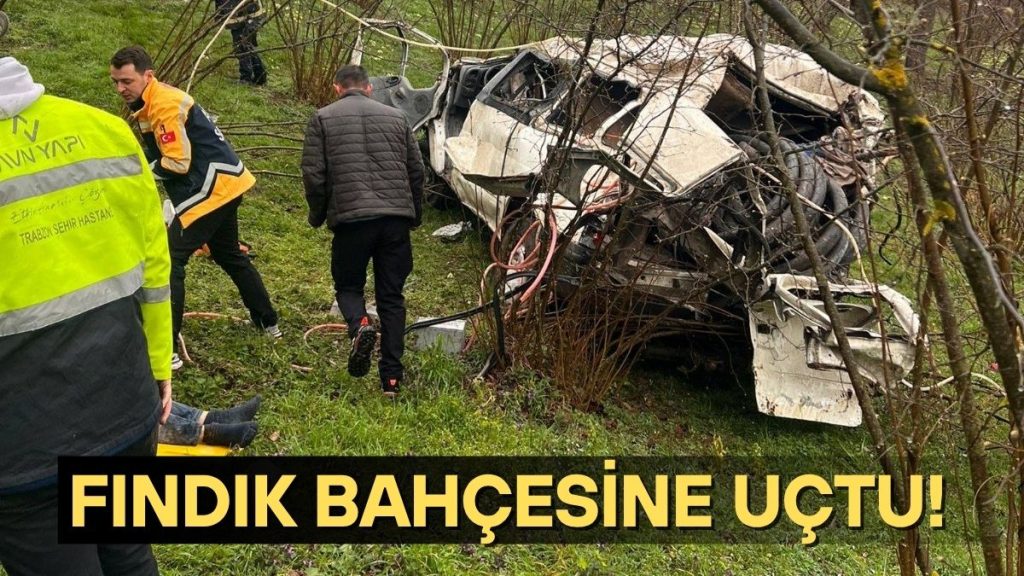 Korgan–Fatsa Yolunda Sis Kazası: Araç Fındık Bahçesine Yuvarlandı