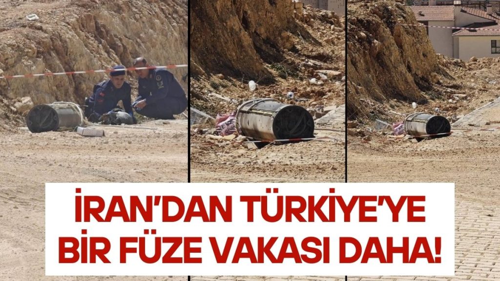 Türkiye’ye İkinci Füze Vakası! İran’dan Ateşlendi, Parçaları Gaziantep’e Düştü!