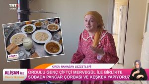 Ordu’nun Fenomen İsmi ‘Merominko’ Yöresel İftar Sofrasıyla TRT’ye Konuk Oldu!