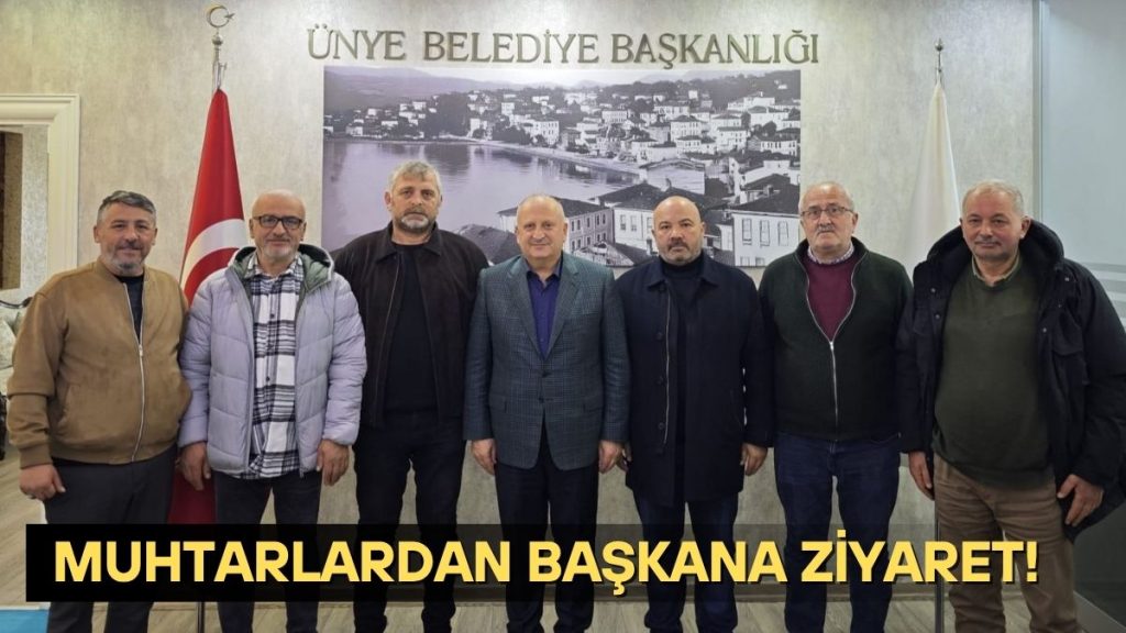 Muhtarlardan Başkan Hüseyin Tavlı’ya Ziyaret!