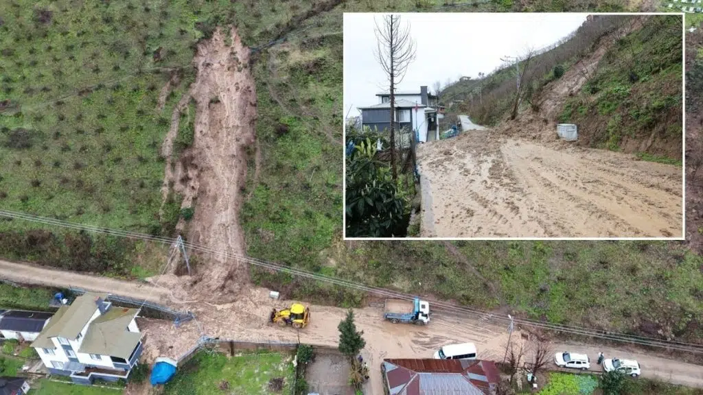 ALTINORDU BELEDİYESİ’NDEN KIRSALDA HEYELAN MESAİSİ