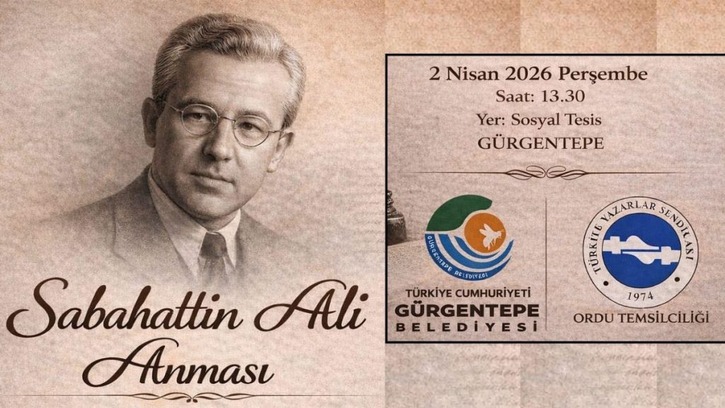 Sabahattin Ali Gügentepe’de Anılacak