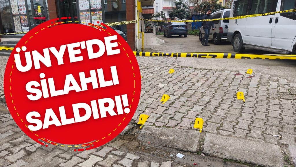 Ünye’de Sokak Ortasında Silahlı Saldırı!