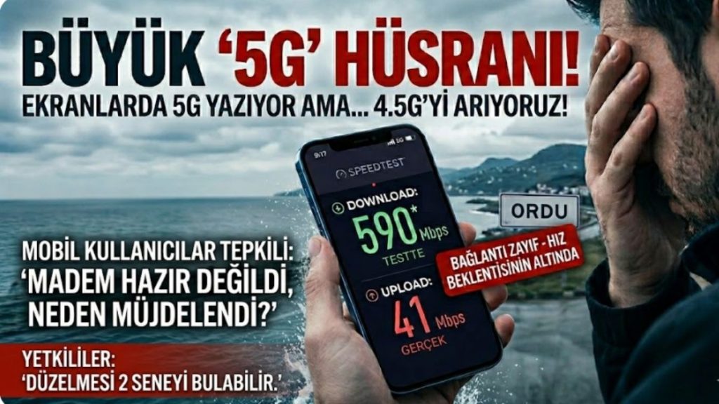 Büyük ‘5G’ Hüsranı: 5G, 4.5G’yi Mumla Aratıyor