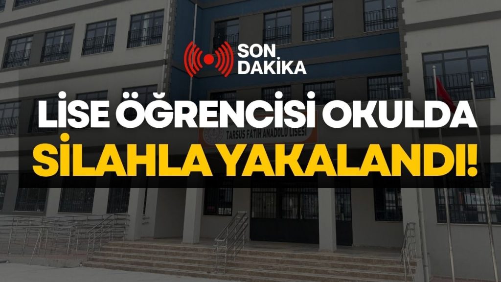 Faciadan Dönüldü, Liseli Öğrenci Okulda Tabancayla Yakalandı
