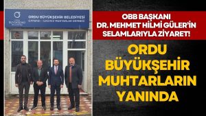 Ordu Büyükşehir Belediyesi, Çaybaşı’nın Yatırımlarını Muhtarlarla İstişare Etti!