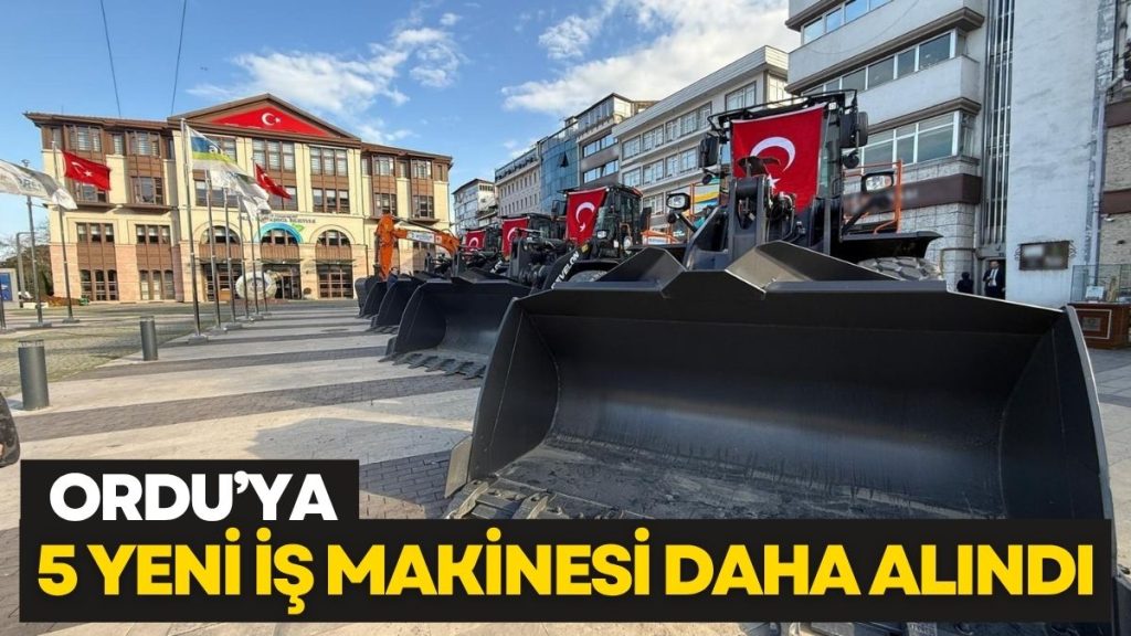 ORDU BÜYÜKŞEHİR ARAÇ FİLOSUNU HER GEÇEN GÜN GENİŞLETİYOR