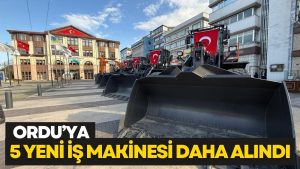 ORDU BÜYÜKŞEHİR ARAÇ FİLOSUNU HER GEÇEN GÜN GENİŞLETİYOR