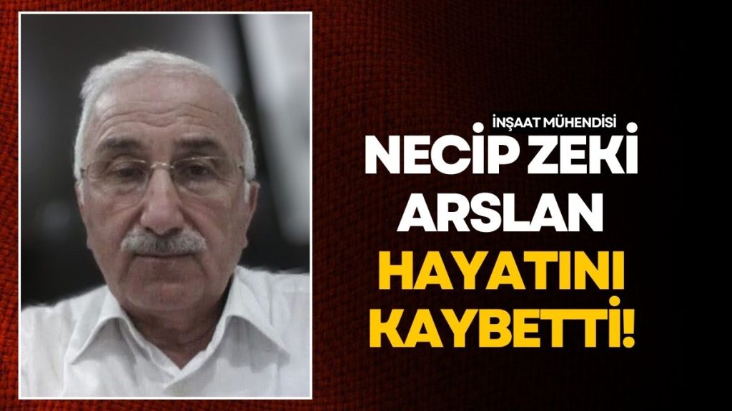 Ünye’nin Acı Kaybı: İnşaat Mühendisi Necip Zeki Arslan Vefat Etti