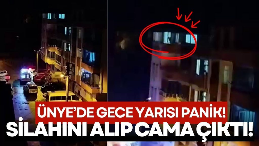 Ünye’de Gece Yarısı Silah Sesleri: Evinin Camından Ateş Açan Şahıs Paniğe Neden Oldu!