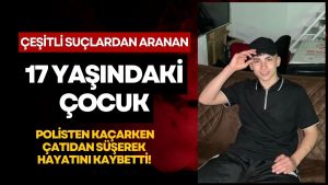 Polisten Kaçarken Çatıdan Düşen 17 Yaşındaki Suçlu Çocuk Can Verdi
