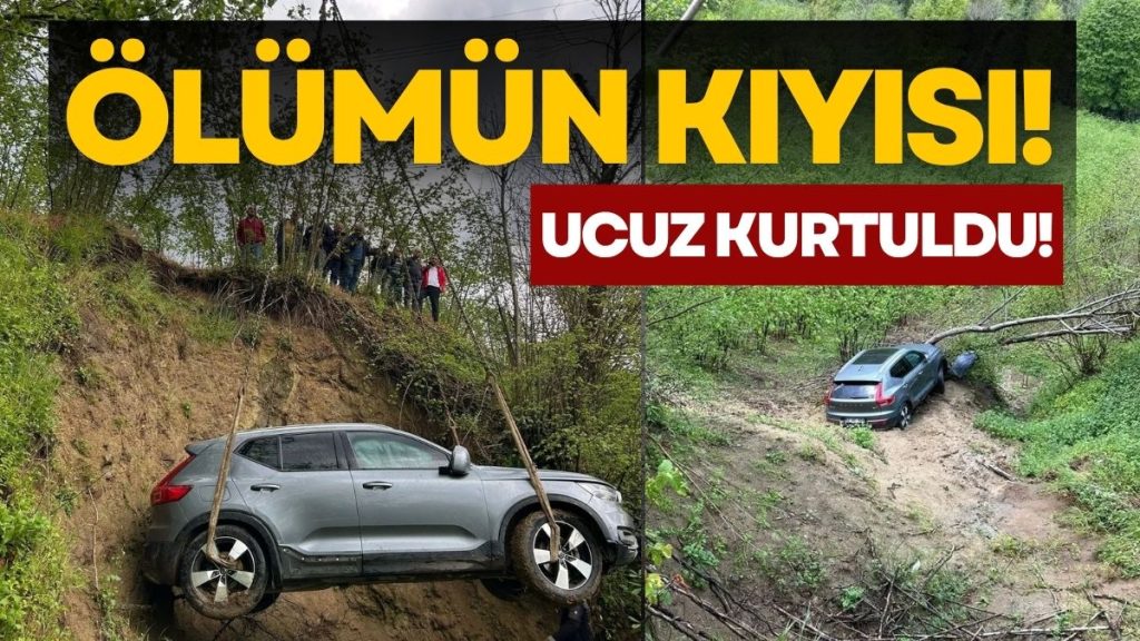 Ölümden Kıl Payı Kurtuluş! Yoldan Çıktı, Fındık Bahçesine Uçtu!