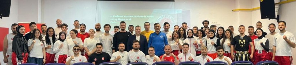 Ordu’da Kick Boks Antrenör Kursu Tamamlanıyor 1 ant6