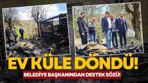 Korkutan Yangın: Alevlere Teslim Olan Ev Kül Oldu