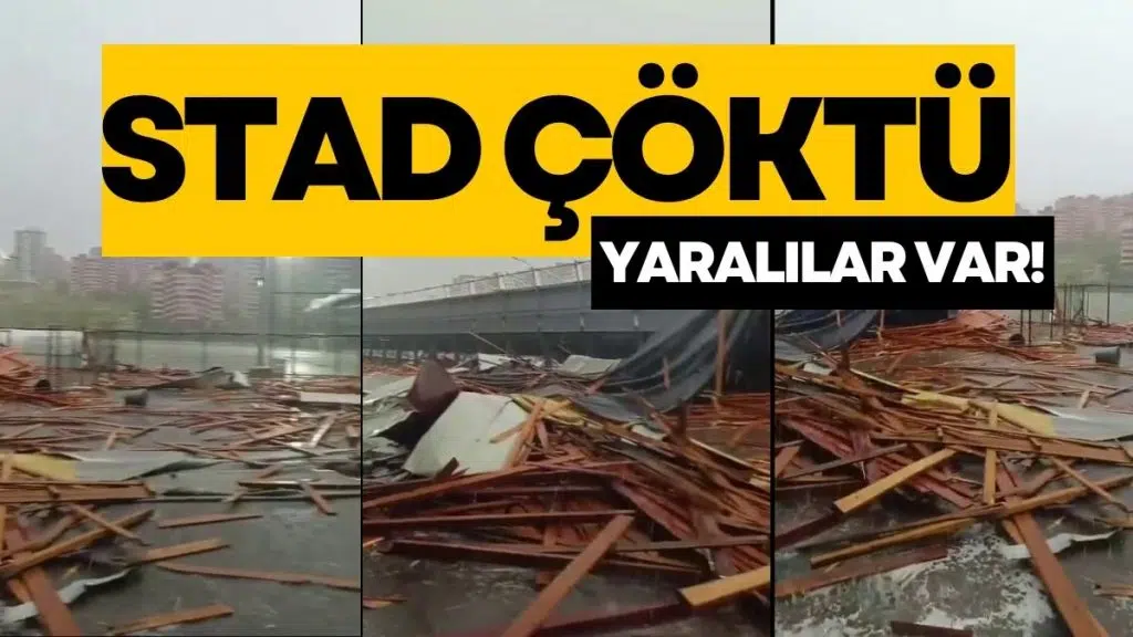 Türkiye Olimpiyat Hazırlık Merkezi’nin Trübünü Çöktü! Yaralılar Var!