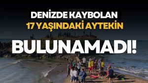 Ünye’de Denizde Kaybolan 17 Yaşındaki Aytekin Bulunamadı!