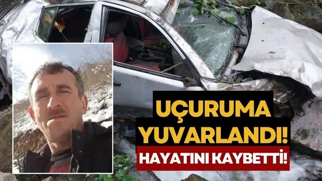 Feci Kaza: Kamyonet Uçuruma Yuvarlandı (1 Ölü, 1 Ağır Yaralı)
